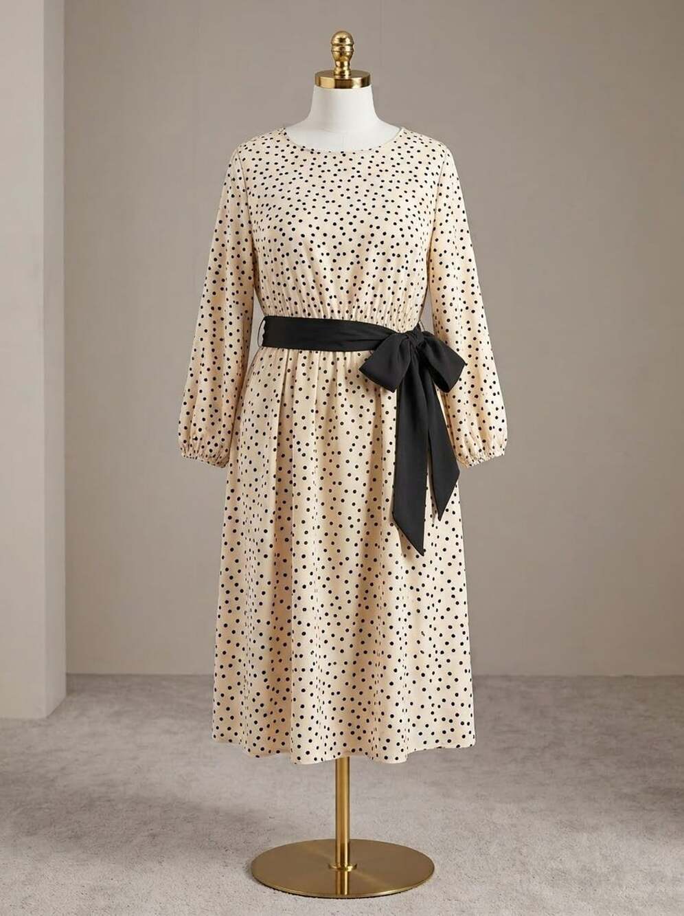 Bloomchic Polka Dot Dress Plus Size 26/4X with Pockets